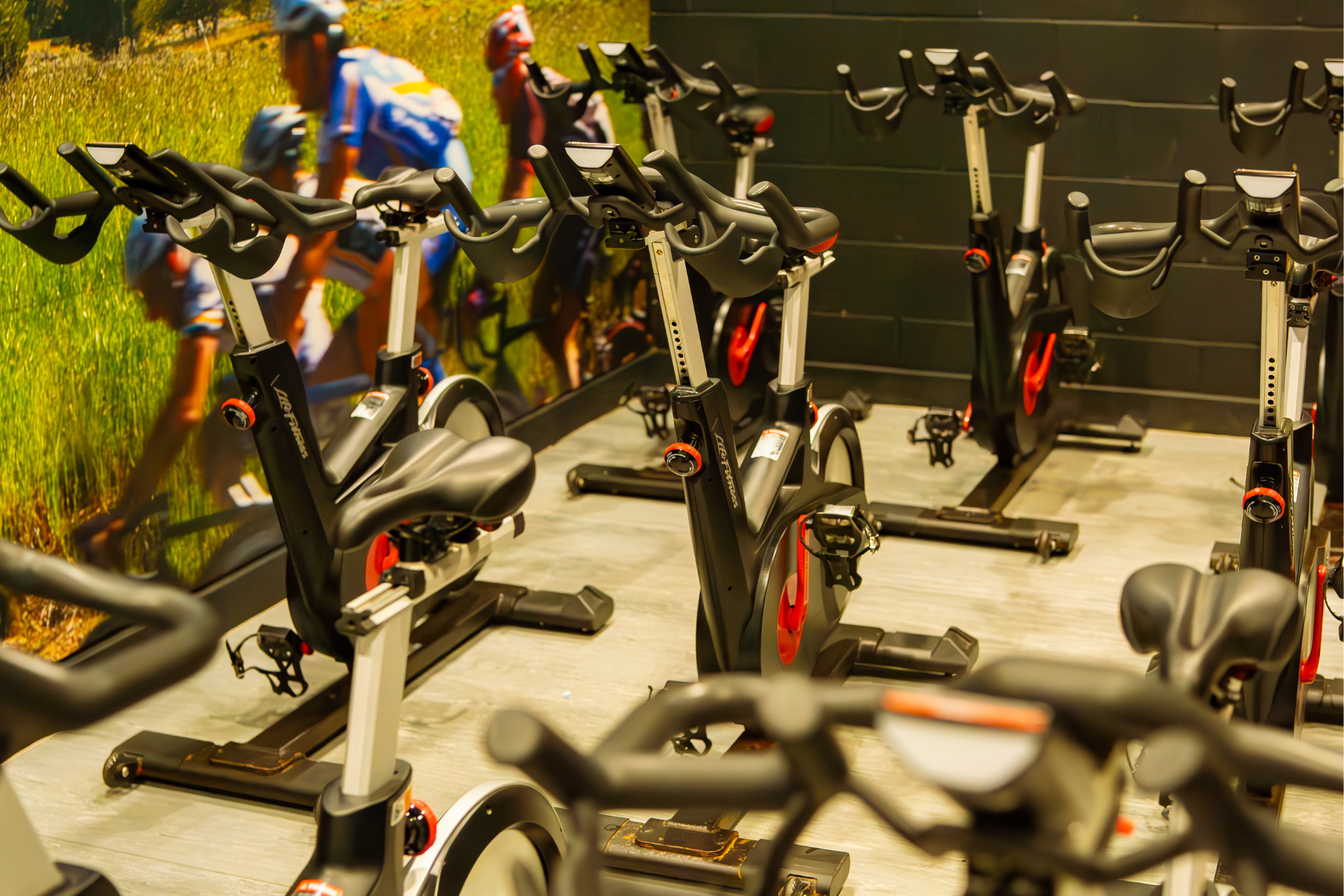 indoor cycling studio bikes