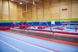 empty spring gymnastics centre
