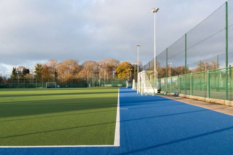 empty hockey astro pitch